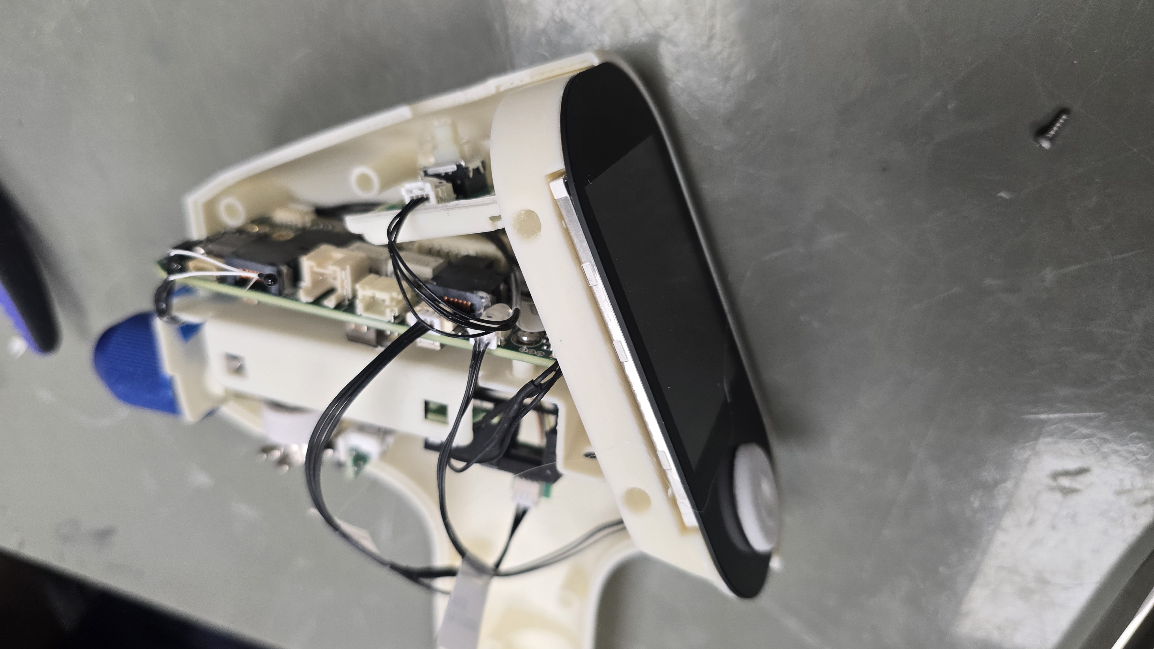 Assembled system, detail